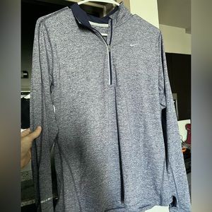 Nike 1/4 zip long sleeve dri fit - L
